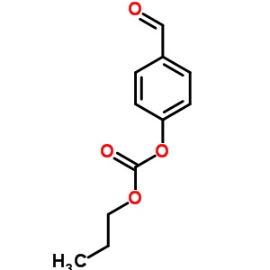 Carbonic acid propyl 4-formylphenyl esterStructure,50262-55-0Structure Carbonic acid propyl 4-formylphenyl ester Structure,50262-55-0Structure