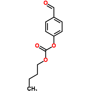 Carbonic acid butyl 4-formylphenyl esterStructure,50262-56-1Structure Carbonic acid butyl 4-formylphenyl ester Structure,50262-56-1Structure