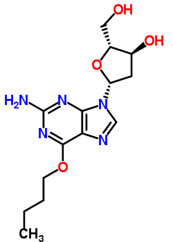 O(6)-n-丁基脫氧鳥苷結(jié)構(gòu)式_50704-48-8結(jié)構(gòu)式