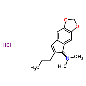 2-N-propyl-3-dimethylamino-5,6-methylenedioxyindeneStructure,51003-80-6Structure 2-N-propyl-3-dimethylamino-5,6-methylenedioxyindene Structure,51003-80-6Structure