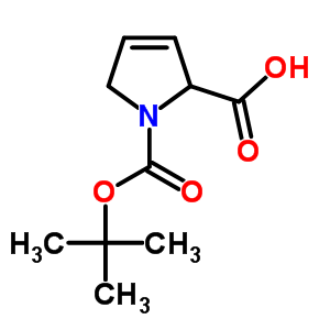 1-(Tert-butoxycarbonyl)-2,5-dihydro-1h-pyrrole-2-carboxylic acidStructure,51077-13-5Structure 1-(Tert-butoxycarbonyl)-2,5-dihydro-1h-pyrrole-2-carboxylic acid Structure,51077-13-5Structure