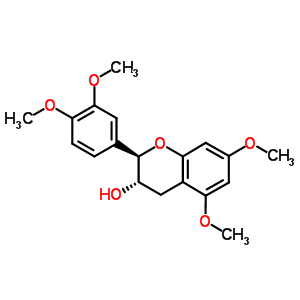 2α-(3,4-dimethoxyphenyl)-5,7-dimethoxy-3,4-dihydro-2h-1-benzopyran-3β-olStructure,51079-25-5Structure 2α-(3,4-dimethoxyphenyl)-5,7-dimethoxy-3,4-dihydro-2h-1-benzopyran-3β-ol Structure,51079-25-5Structure