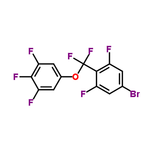 5-((4-Bromo-2,6-difluorophenyl)difluoromethoxy)-1,2,3-trifluorobenzeneStructure,511540-64-0Structure 5-((4-Bromo-2,6-difluorophenyl)difluoromethoxy)-1,2,3-trifluorobenzene Structure,511540-64-0Structure