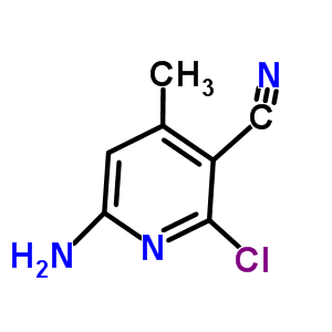 6-Amino-2-chloro-4-methyl-3-pyridinecarbonitrile Structure,51561-20-7Structure
