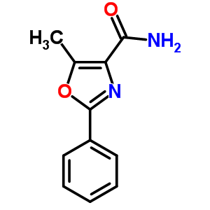 5-Methyl-2-phenyloxazole-4-carboxamideStructure,51655-72-2Structure 5-Methyl-2-phenyloxazole-4-carboxamide Structure,51655-72-2Structure