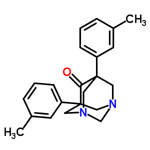 1,5-Bis(m-tolyl)-3,7-diazaadamantan-9-one Structure,51808-79-8Structure