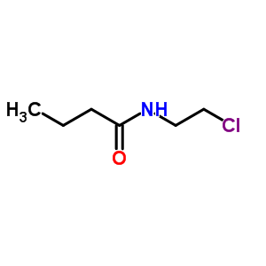 N-(2-氯乙基)丁酰胺結(jié)構(gòu)式_51834-70-9結(jié)構(gòu)式