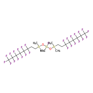 Bis((tridecafluoro-1,1,2,2-tetrahydrooctyl)dimethylsiloxy)methylchlorosilaneStructure,521069-01-2Structure Bis((tridecafluoro-1,1,2,2-tetrahydrooctyl)dimethylsiloxy)methylchlorosilane Structure,521069-01-2Structure