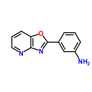 3-噁唑并[4,5-b]吡啶-2-基苯胺結構式_52333-90-1結構式