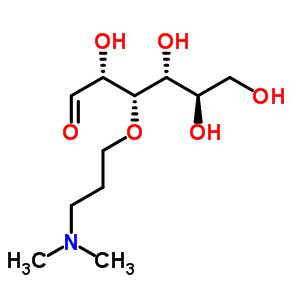 3-O-(3-(N,N-二甲基氨基)-n-丙基)葡萄糖結(jié)構(gòu)式_53914-15-1結(jié)構(gòu)式