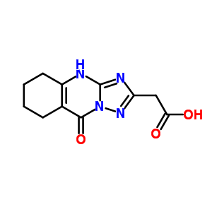 (9-氧代-4,5,6,7,8,9-六氫-[1,2,4]噻唑并-[5,1-b]喹唑啉-2-基)-乙酸結(jié)構(gòu)式_540514-18-9結(jié)構(gòu)式