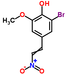 2-Bromo-6-methoxy-4-(2-nitroethenyl)phenolStructure,54291-89-3Structure 2-Bromo-6-methoxy-4-(2-nitroethenyl)phenol Structure,54291-89-3Structure
