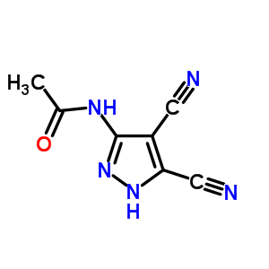 Acetamide,n-(4,5-dicyano-1h-pyrazol-3-yl)-Structure,54385-50-1Structure Acetamide,n-(4,5-dicyano-1h-pyrazol-3-yl)- Structure,54385-50-1Structure