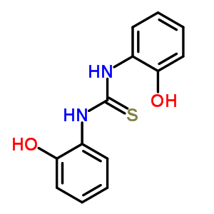 Thiourea,n,n-bis(2-hydroxyphenyl)-Structure,5442-42-2Structure Thiourea,n,n-bis(2-hydroxyphenyl)- Structure,5442-42-2Structure