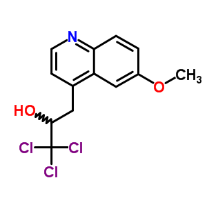 6-甲氧基-a-(三氯甲基)-4-喹啉乙醇結構式_5443-15-2結構式