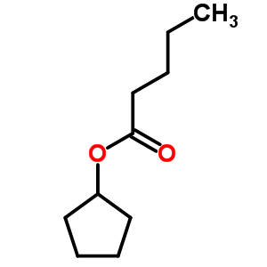 Pentanoic acid, cyclopentyl ester (9ci)Structure,5451-99-0Structure Pentanoic acid, cyclopentyl ester (9ci) Structure,5451-99-0Structure