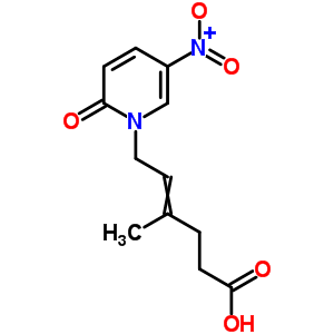 4-Hexenoic acid,4-methyl-6-(5-nitro-2-oxo-1(2h)-pyridinyl)-, (e)-(9ci)Structure,54719-40-3Structure 4-Hexenoic acid,4-methyl-6-(5-nitro-2-oxo-1(2h)-pyridinyl)-, (e)-(9ci) Structure,54719-40-3Structure