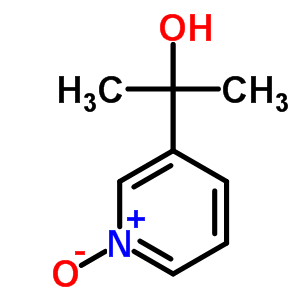2-(1-氧化物吡啶-5-基)丙烷-2-醇結構式_55267-73-7結構式