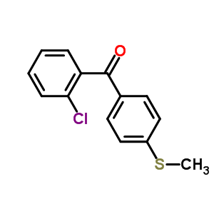2-Chloro-4’-(thiomethyl)benzophenoneStructure,55270-72-9Structure 2-Chloro-4’-(thiomethyl)benzophenone Structure,55270-72-9Structure