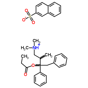 左丙氧芬萘磺酸鹽結(jié)構(gòu)式_55557-30-7結(jié)構(gòu)式