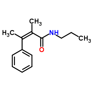 (Z)-α,β-二甲基-n-丙基肉桂酰胺結(jié)構(gòu)式_56604-96-7結(jié)構(gòu)式