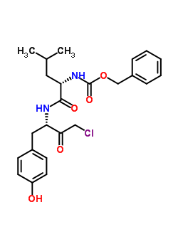 Carbobenzyloxyleucyl-tyrosine chloromethyl ketoneStructure,56979-35-2Structure Carbobenzyloxyleucyl-tyrosine chloromethyl ketone Structure,56979-35-2Structure