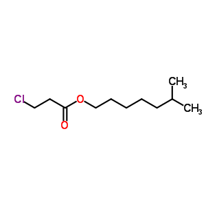 3-Chloropropanoic acid 6-methylheptyl esterStructure,57807-80-4Structure 3-Chloropropanoic acid 6-methylheptyl ester Structure,57807-80-4Structure