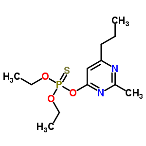 Thiophosphoric acid o,o-diethyl o-(2-propyl-6-methylpyrimidin-4-yl) esterStructure,5826-91-5Structure Thiophosphoric acid o,o-diethyl o-(2-propyl-6-methylpyrimidin-4-yl) ester Structure,5826-91-5Structure