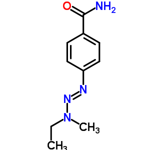 Benzamide, 4-(3-ethyl-3-methyl-1-triazenyl)-Structure,59708-19-9Structure Benzamide, 4-(3-ethyl-3-methyl-1-triazenyl)- Structure,59708-19-9Structure