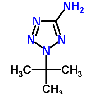 2H-tetrazol-5-amine,2-(1,1-dimethylethyl)-(9ci) Structure,59772-94-0Structure