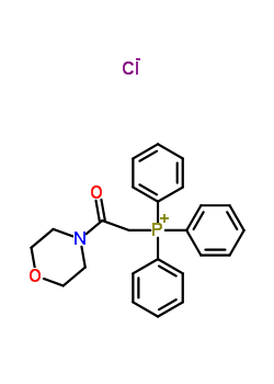 (2-氧代-2-嗎啉)乙基三苯基膦結(jié)構(gòu)式_60641-51-2結(jié)構(gòu)式