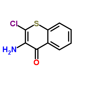 4H-1-benzothiopyran-4-one, 3-amino-2-chloro-Structure,61423-69-6Structure 4H-1-benzothiopyran-4-one, 3-amino-2-chloro- Structure,61423-69-6Structure