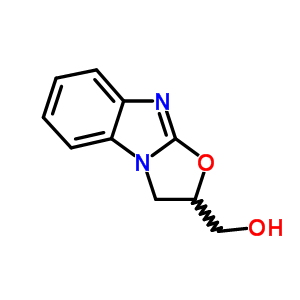 (9CI)-2,3-二氫-噁唑并[3,2-a]苯并咪唑-2-甲醇結(jié)構(gòu)式_61532-55-6結(jié)構(gòu)式