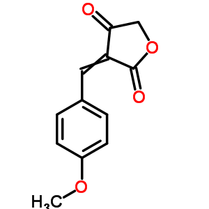 (3Z)-3-(4-甲氧基亞芐基)-2,4(3H,5H)-呋喃二酮結(jié)構(gòu)式_61853-41-6結(jié)構(gòu)式