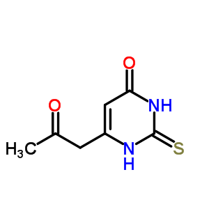 6-(2-氧代丙基)-2-磺?；?1H-嘧啶-4-酮結構式_62175-75-1結構式
