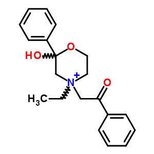 2-(4-乙基-2-羥基-2-苯基-1-噁-4-氮雜-4-環(huán)己基)-1-苯基-乙酮結(jié)構(gòu)式_6277-95-8結(jié)構(gòu)式