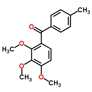Methanone,(4-methylphenyl)(2,3,4-trimethoxyphenyl)-Structure,6342-98-9Structure Methanone,(4-methylphenyl)(2,3,4-trimethoxyphenyl)- Structure,6342-98-9Structure