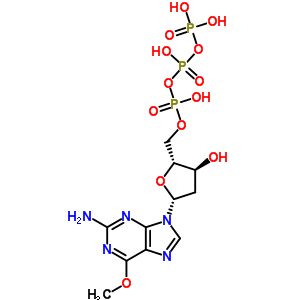 O(6)-甲基脫氧鳥(niǎo)苷三磷酸結(jié)構(gòu)式_63642-16-0結(jié)構(gòu)式
