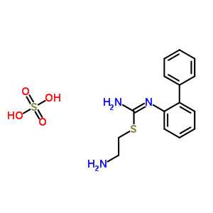 鄰聯(lián)苯基-2-(2-氨基乙基)-異硫脲硫酸鹽結(jié)構(gòu)式_63679-74-3結(jié)構(gòu)式