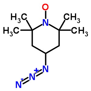 4-Azido-2,2,6,6-tetramethyl-1-piperidinyloxyStructure,63697-61-0Structure 4-Azido-2,2,6,6-tetramethyl-1-piperidinyloxy Structure,63697-61-0Structure