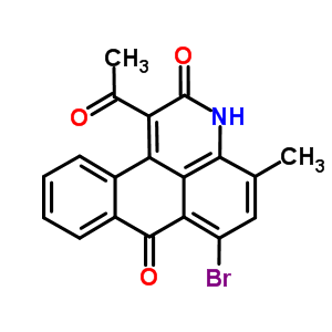 1-Acetyl-6-bromo-4-methyl-3h-dibenz(f,ij)isoquinoline-2,7-dioneStructure,63723-54-6Structure 1-Acetyl-6-bromo-4-methyl-3h-dibenz(f,ij)isoquinoline-2,7-dione Structure,63723-54-6Structure