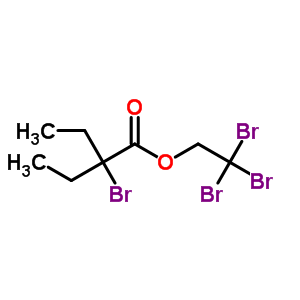 2-Bromo-2-ethylbutyric acid 2,2,2-tribromoethyl esterStructure,63867-08-3Structure 2-Bromo-2-ethylbutyric acid 2,2,2-tribromoethyl ester Structure,63867-08-3Structure