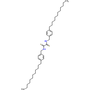N,n’-bis(p-dodecylbenzyl)ethanebisthioamideStructure,63867-40-3Structure N,n’-bis(p-dodecylbenzyl)ethanebisthioamide Structure,63867-40-3Structure