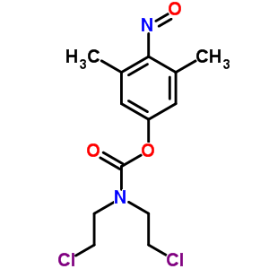 Bis(2-chloroethyl)carbamic acid 4-nitroso-3,5-xylyl esterStructure,63884-83-3Structure Bis(2-chloroethyl)carbamic acid 4-nitroso-3,5-xylyl ester Structure,63884-83-3Structure