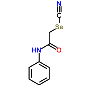 2-氧代-2-(苯基氨基)乙基硒氰酸酯結(jié)構(gòu)式_63981-21-5結(jié)構(gòu)式