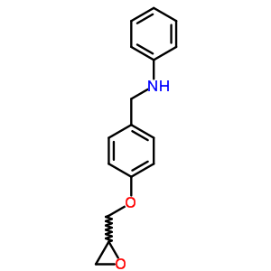 4-[(環(huán)氧乙烷-2-基)甲氧基]-n-苯基苯甲胺結(jié)構(gòu)式_63991-57-1結(jié)構(gòu)式