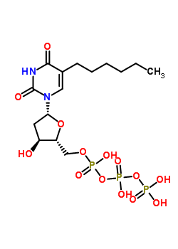 5-N-hexyl-2-deoxyuridine triphosphateStructure,64374-81-8Structure 5-N-hexyl-2-deoxyuridine triphosphate Structure,64374-81-8Structure