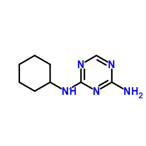 2-Amino-4-cyclohexylamino-1,3,5-triazineStructure,645-20-5Structure 2-Amino-4-cyclohexylamino-1,3,5-triazine Structure,645-20-5Structure