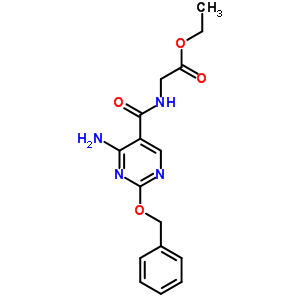 n-[[4-氨基-2-(苯基甲氧基)-5-嘧啶]羰基]-甘氨酸乙酯結構式_64623-43-4結構式