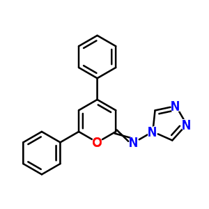 4H-1,2,4-triazol-4-amine,n-(4,6-diphenyl-2h-pyran-2-ylidene)-Structure,64646-56-6Structure 4H-1,2,4-triazol-4-amine,n-(4,6-diphenyl-2h-pyran-2-ylidene)- Structure,64646-56-6Structure